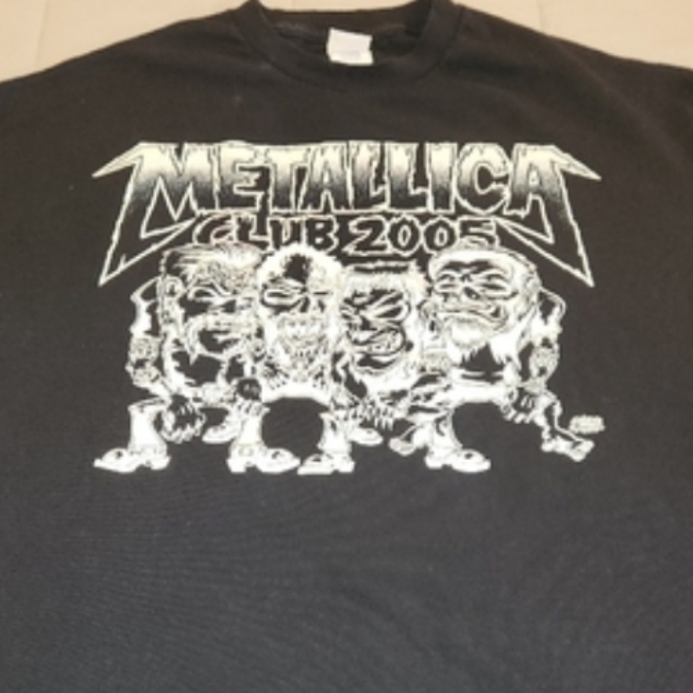 💀METALLICA - METALLICA CLUB 2005 - MENS SIZE XL